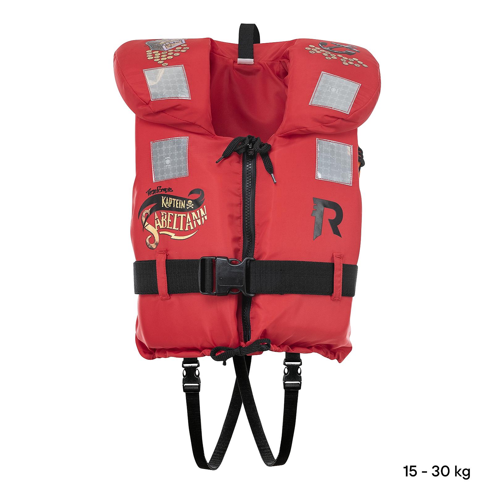 Soft Kaptein Sabeltann life jacket 100N