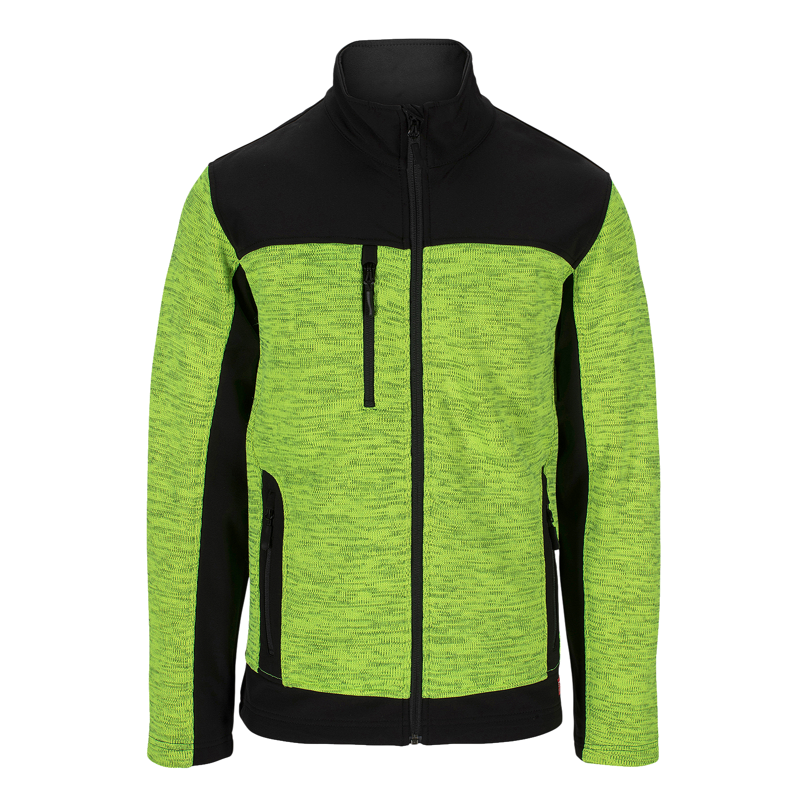 Workplus melert fleecejakke