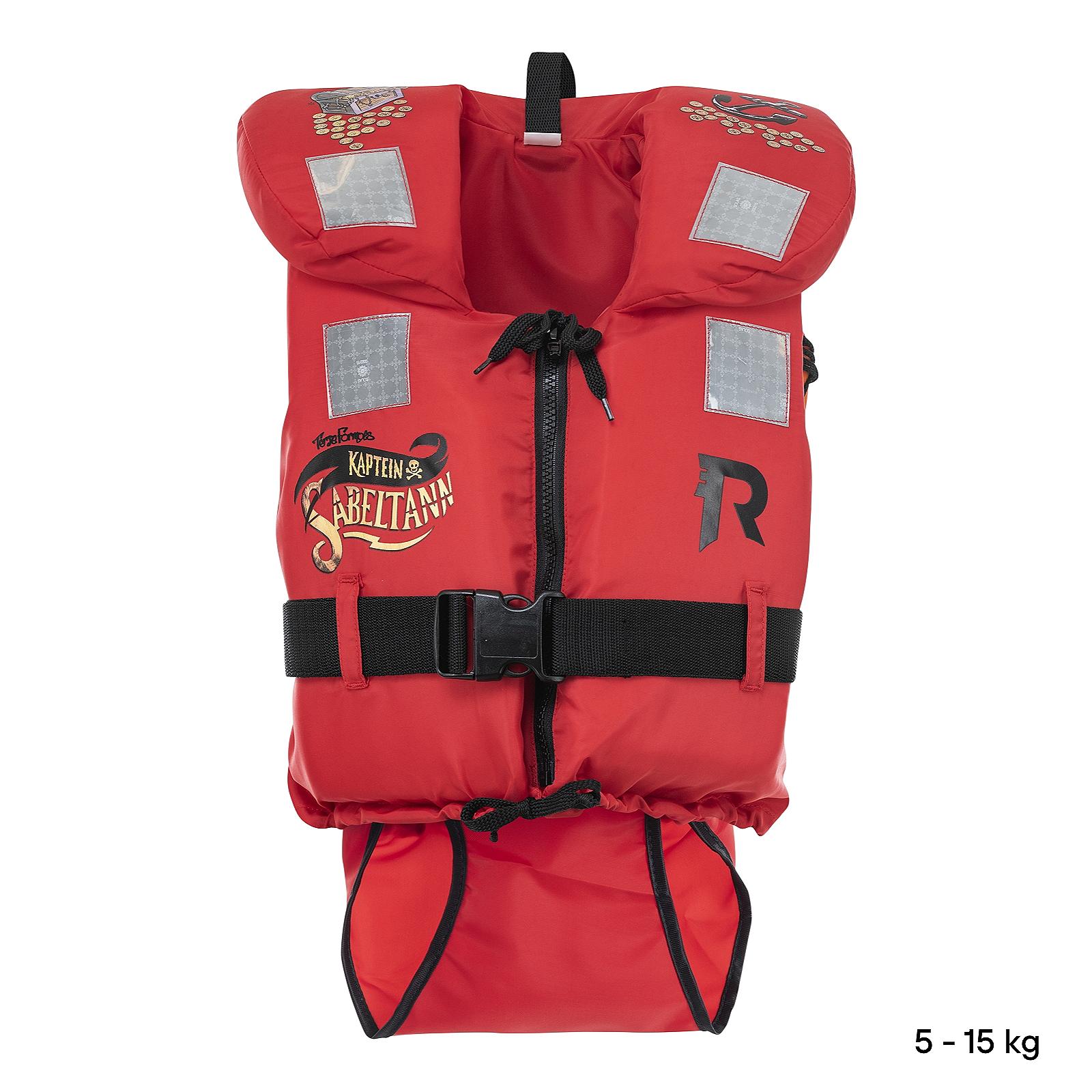 Soft Kaptein Sabeltann life jacket 100N