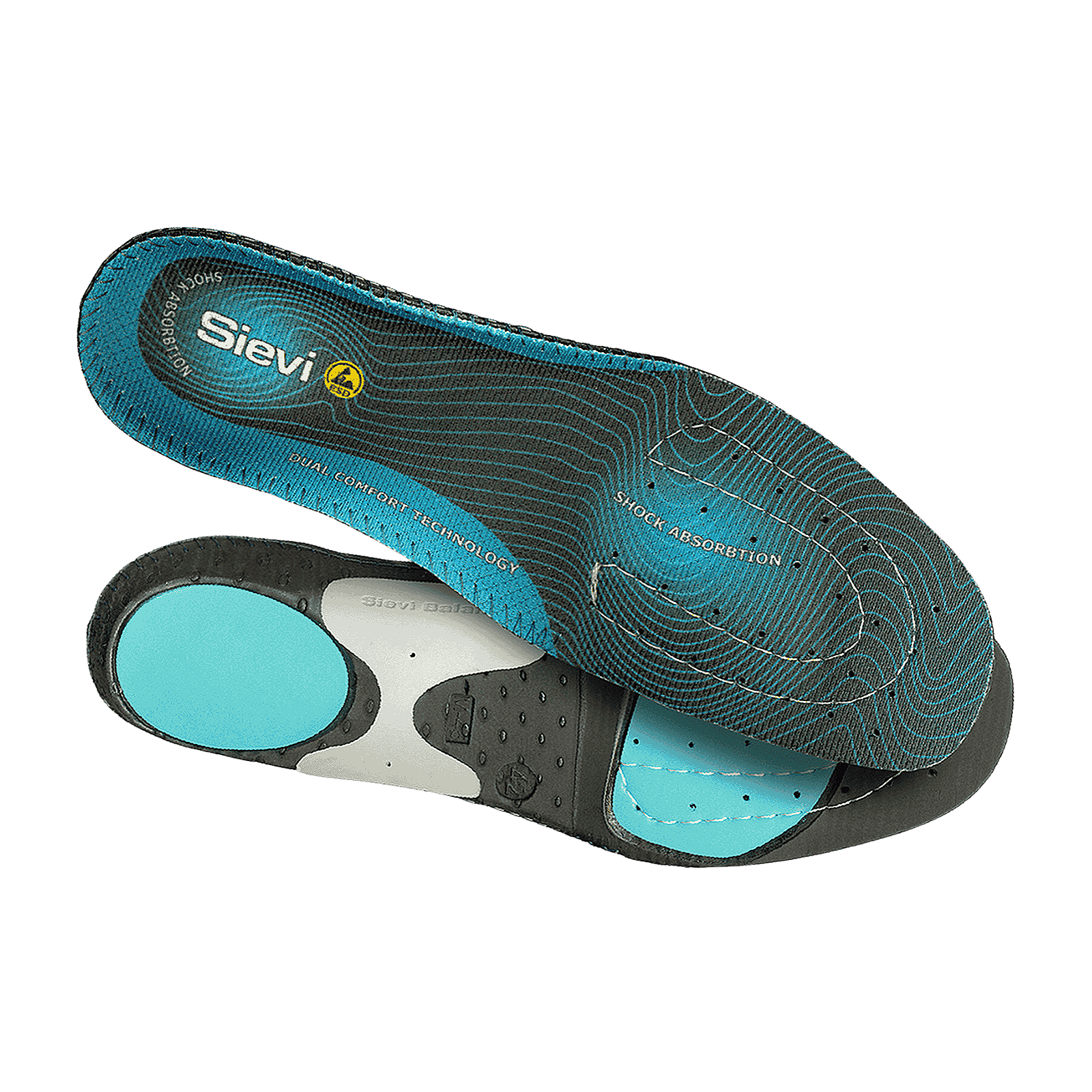 Sievi Dual Comfort Plus, Extra High Arch innleggssåle