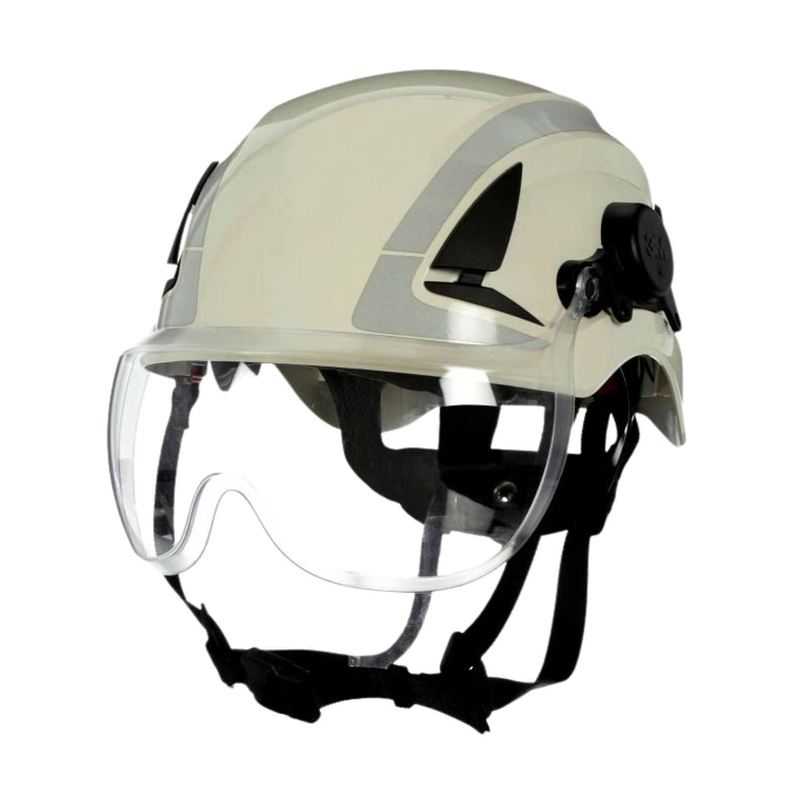 3M SecureFit Short Visor for X5 Series Safety Helmet, X5000 and X5500, Clear Anti-Fog Anti-Scratch P