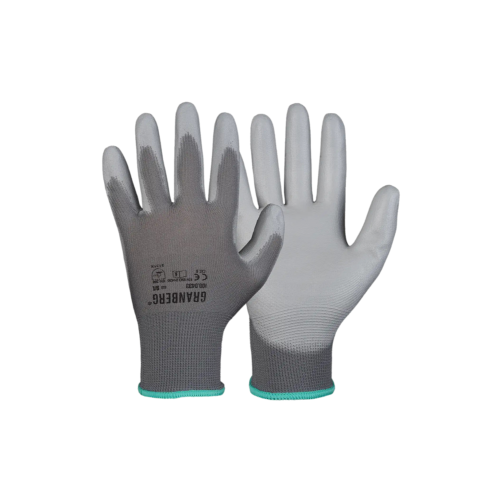 Granberg 0433 Monteringshanske, Polyuretanbelegg (12 par)
